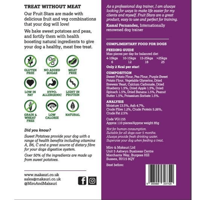 Training Treats - 100g Vegan Fruit Stars