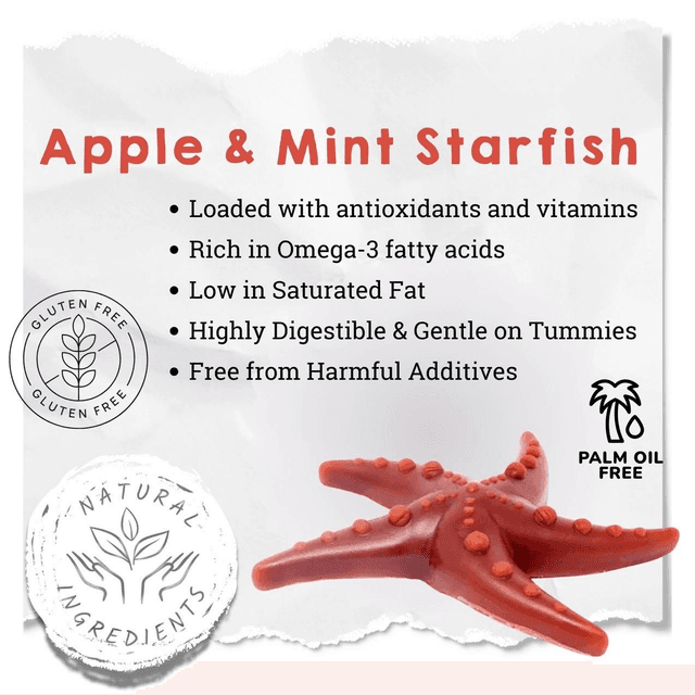 Apple &amp; Mint Starfish for dogs