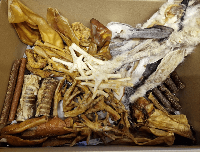100 Item Natural Dog Treat Box